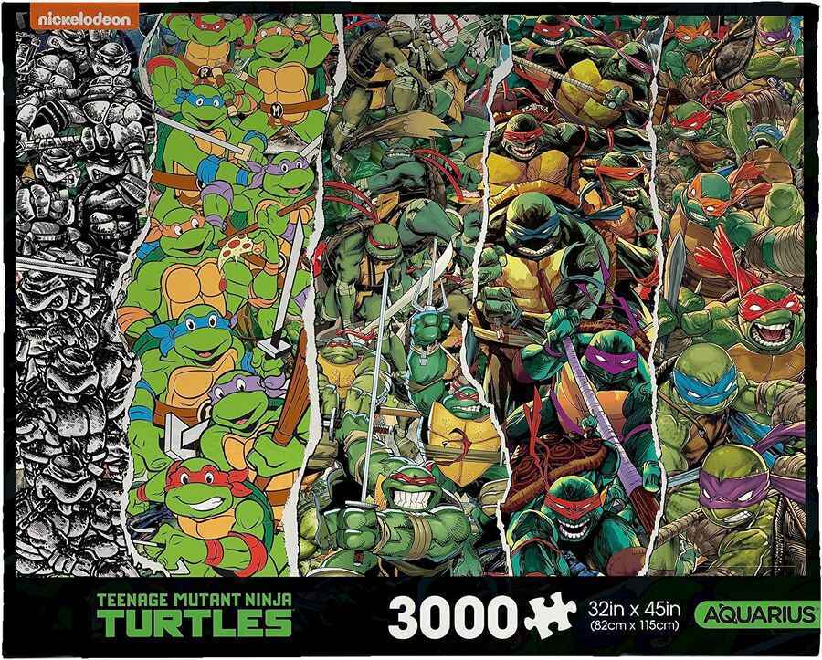 Puzzle 3000 Pieces - Teenage Mutant Ninja Turtles 32x45 Jigsaw Puzzle