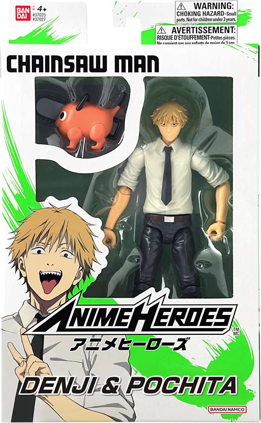 Chainsaw Man Anime Heroes - Denji & Pochita 6.5 Inch Action Figure