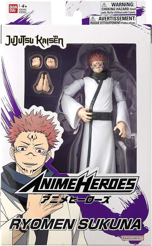 Jujutsu Kaisen Anime Heroes - Ryomen Sukuna 6.5 Inch Action Figure