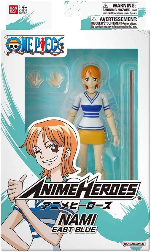 One Piece Anime Heroes Nami (East Blue) 6.5 Inch Action Figure