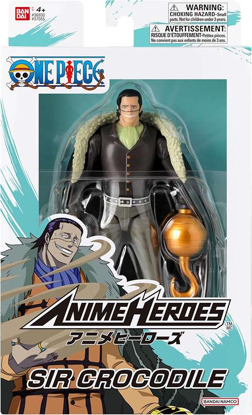 One Piece Anime Heroes Sir Crocodile 6.5 Inch Action Figure