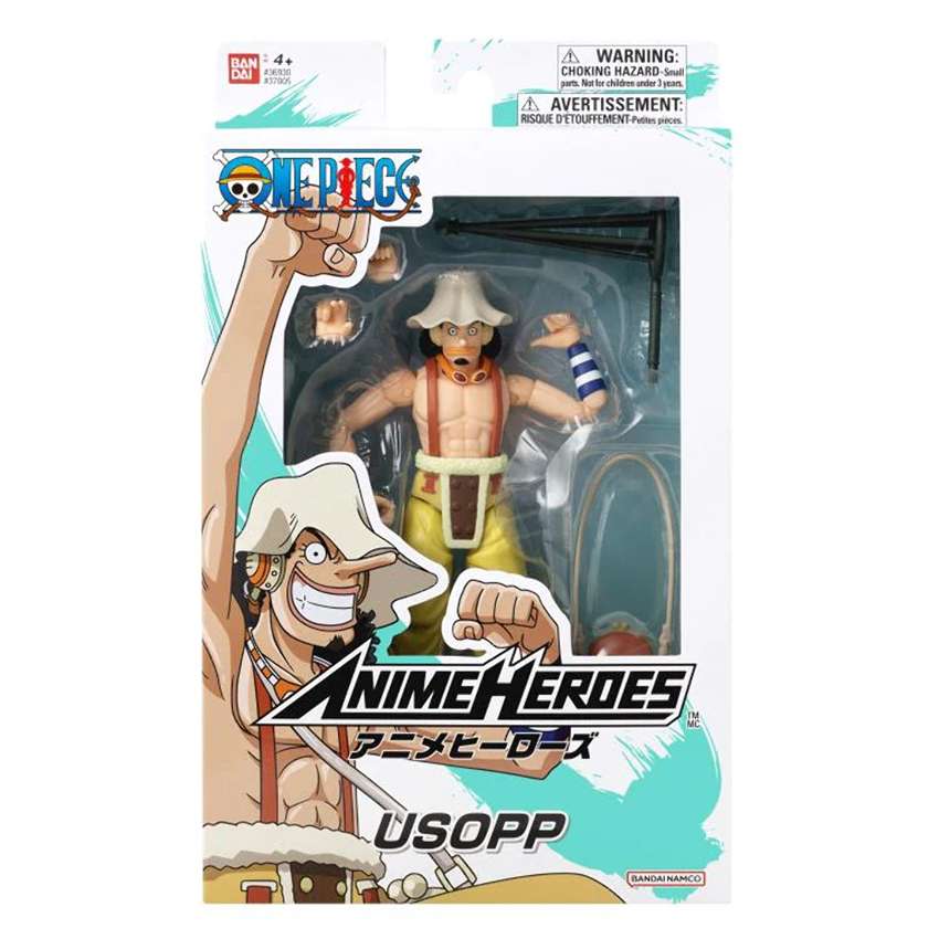 One Piece Anime Heroes Usopp 6.5 Inch Action Figure