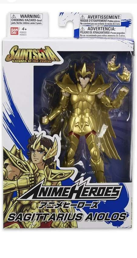 Saint Seiya: Knights of the Zodiac Anime Heroes Sagittarius Aiolos 6.5 Inch Action Figure