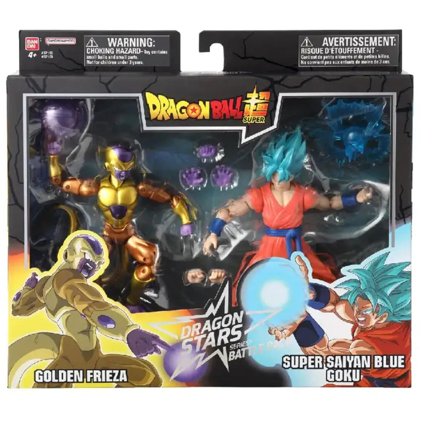 Dragon Ball Super Dragon Stars - Golden Frieza vs Super Saiyan Blue Goku 6.5 Inch Action Figure 2-Pack