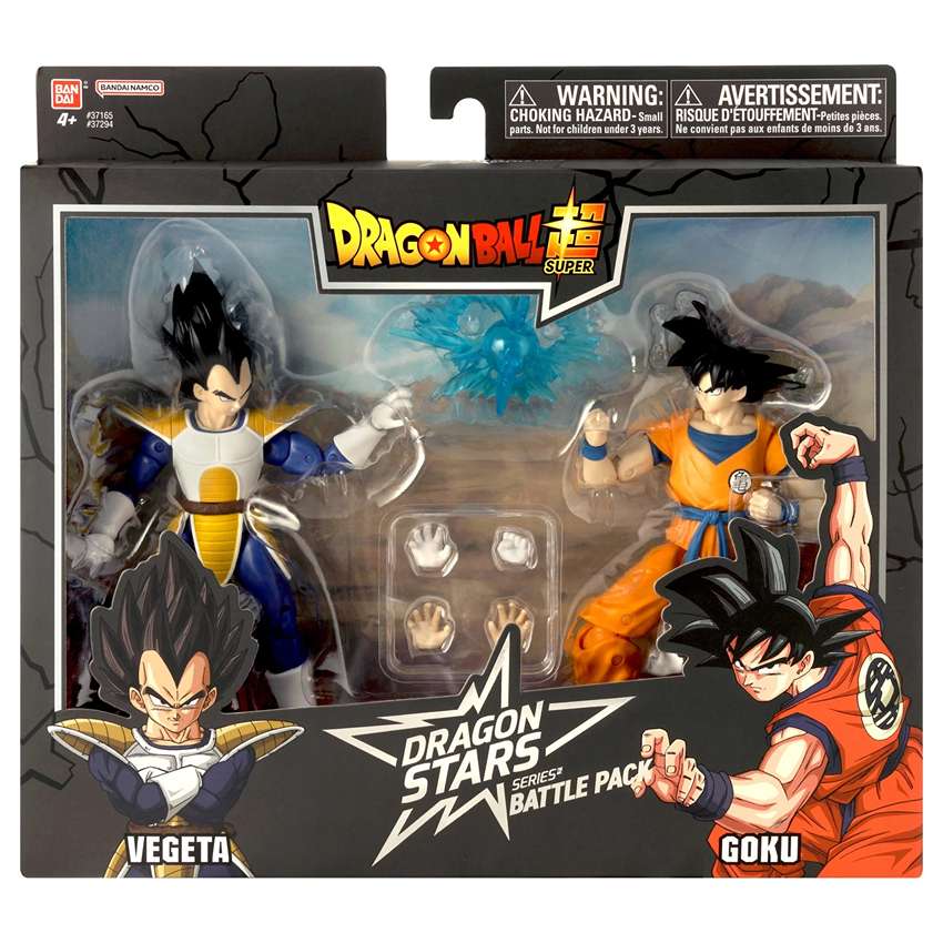 Dragon Ball Super Dragon Stars - Vegeta vs Goku 6.5 Inch Action Figure 2-Pack