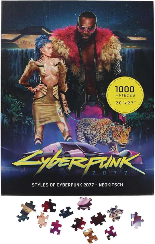 Puzzle 1000 Pieces - Cyberpunk 2077 (Neokitsch) Deluxe Jigsaw Puzzle