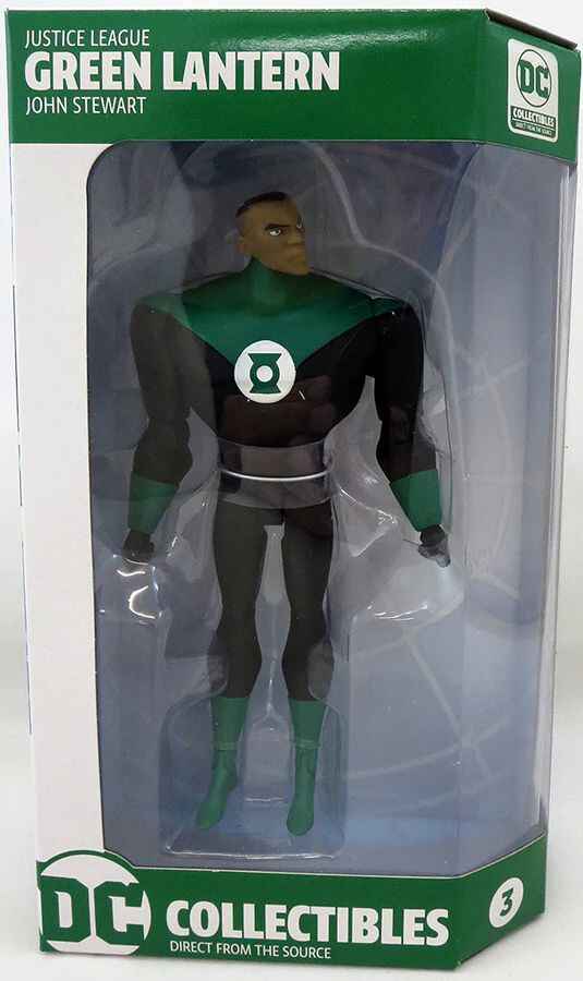 DC Collectibles Justice League Animated Green Lantern (John Stewart) 6 Inch Action Figure