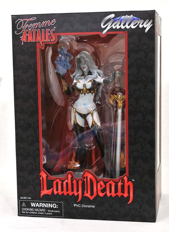 Femme Fatales Gallery Lady Death 9 Inch PVC Diorama Figure - figurineforall.com