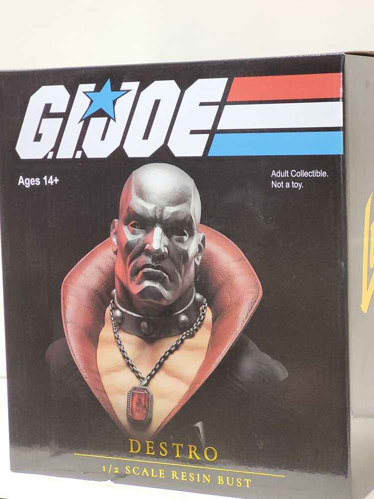 Gi Joe Legends in 3-D Destro 1/2 Scale 10 Inch Bust