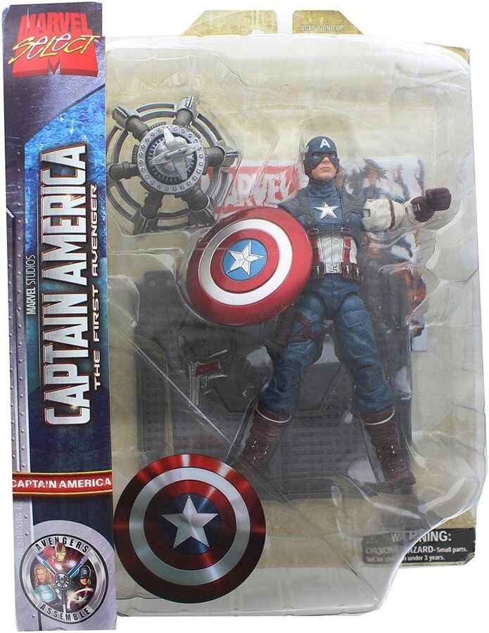 Marvel Select Captain America: First Avenger Movie Captain America 7 Inch Action Figure