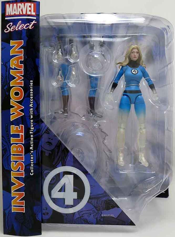 Marvel Select Fantastic Four Sue Storm (Invisible Woman) 7 Inch Action Figure