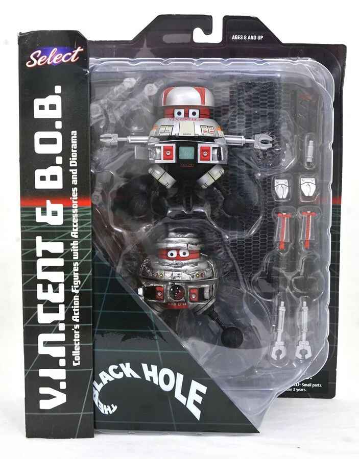 The Black Hole Disney Select V.I.N.C.E.N.T. & B.O.B. 7 Inch Action Figure 2-Pack