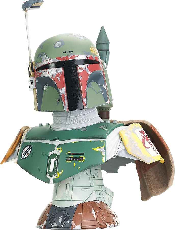 Star Wars The Empire Strikes Back Boba Fett Legends 3-D 1/2 Scale 10 Inch Bust