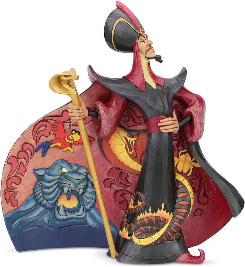 Aladdin Disney Traditions by Jim Shore Villainous Viper Jafar 9 Inch Resin Statue