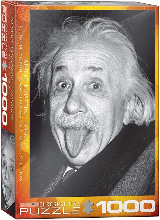 Puzzle 1000 Pieces - Albert Einstein (Tongue) Jigsaw Puzzle 6000-1324
