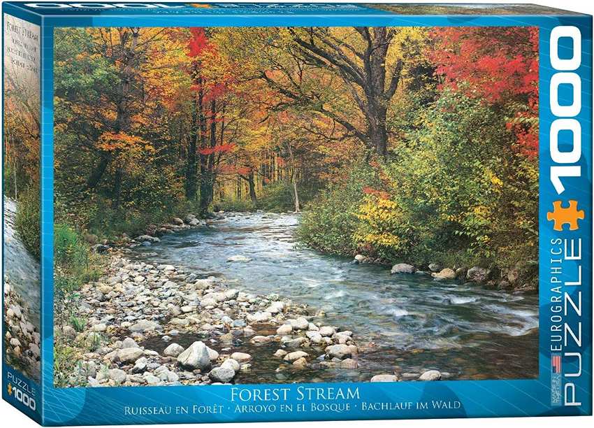 Puzzle 1000 Pieces - Forest Stream Jigsaw Puzzle 6000-2132