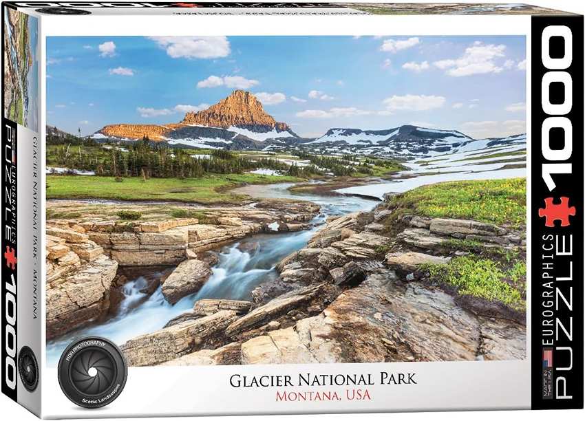 Puzzle 1000 Pieces - Glacier National Park, Montana Jigsaw Puzzle 6000-5515