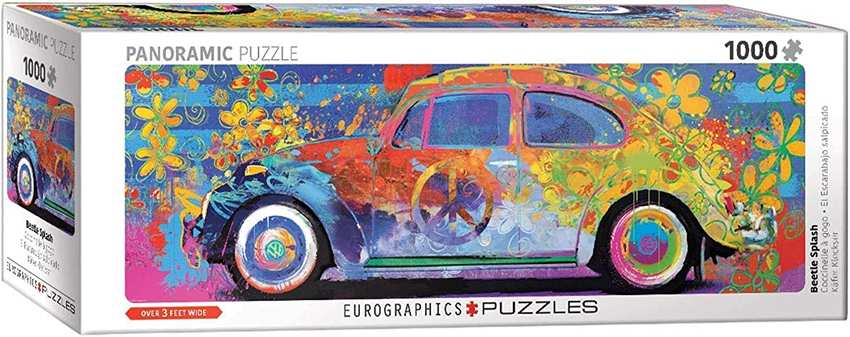 Puzzle 1000 Pieces Panoramic - Volkswagon Beetle Splash Jigsaw Puzzle 6010-5441