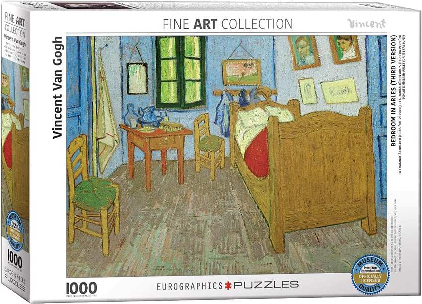 Puzzle 1000 Pieces - Vincent Van Gogh (Bedroom at Arles) Jigsaw Puzzle 6000-0838