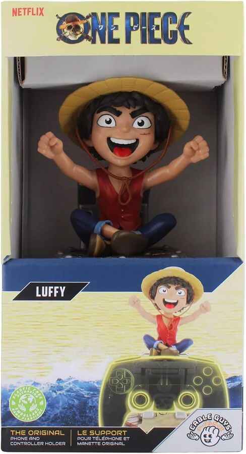 Cable Guys - Netflix One Piece Luffy 8 Inch Figure Mobile Phone and Controller Holder