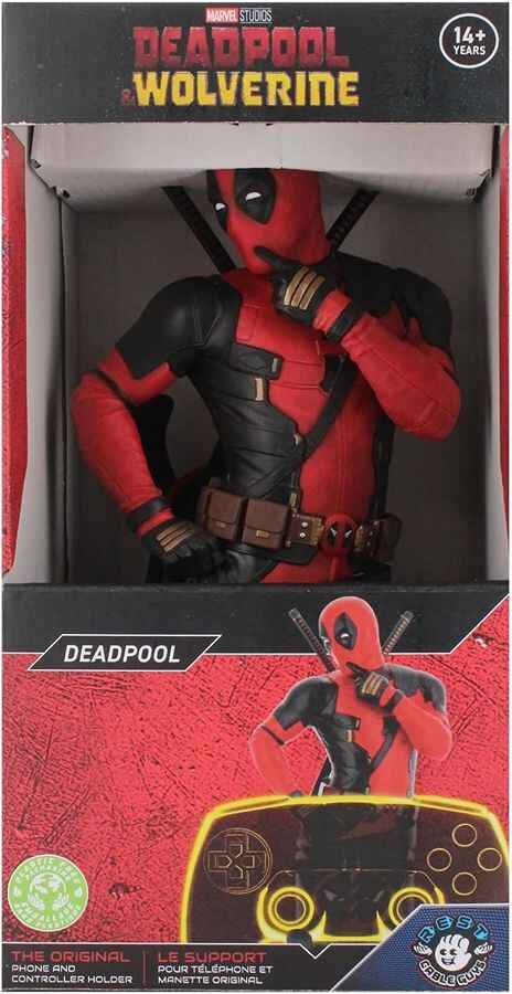 Cable Guys - Movie Deadpool & Wolverine Deadpool R.E.S.T 8 Inch Figure Mobile Phone and Controller Holder