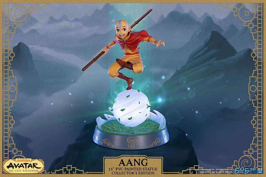 Avatar The Last Airbender Aang 11 Inch PVC Painted Collector's Edition Statue