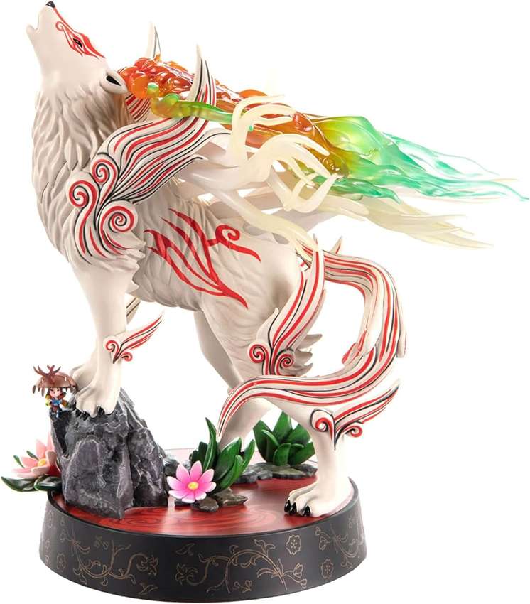 Okami - Shiranui (Celestial Howl Version) 9 Inch PVC Painted Figure Statue
