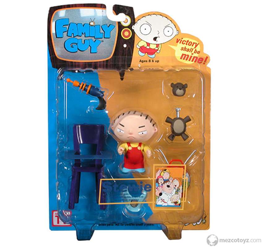 Family Guy Series 1 Stewie Griffin 4 Inch Action Figure