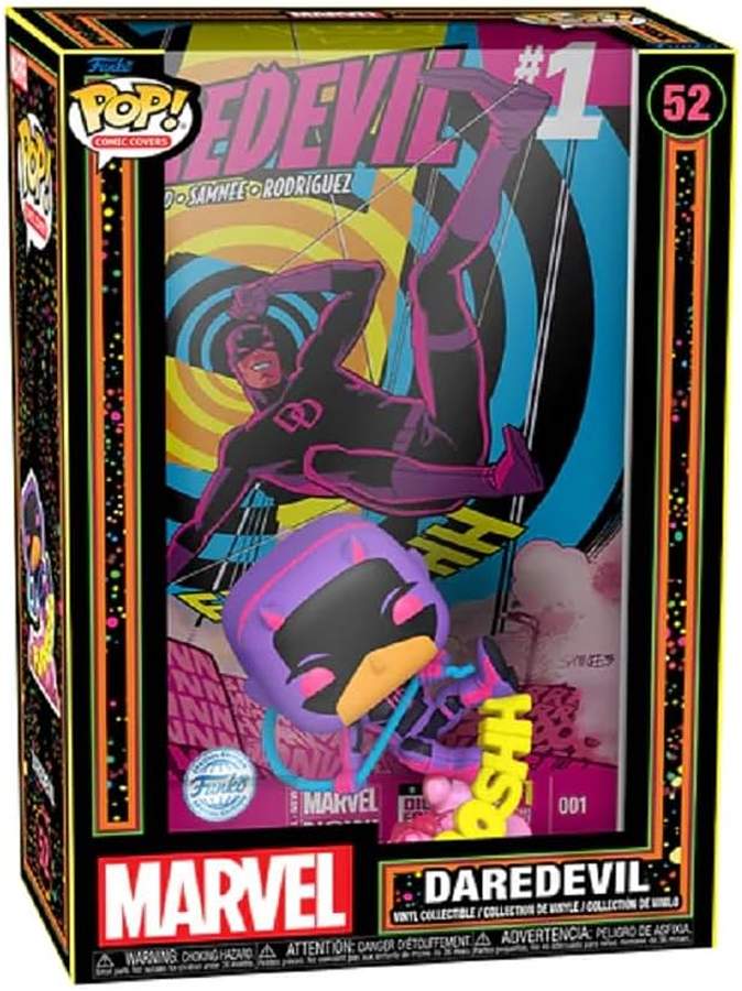 Pop Comic Covers Marvel 4.45 Inch Vinyl Figure - Daredevil (Glow in the Dark) #52