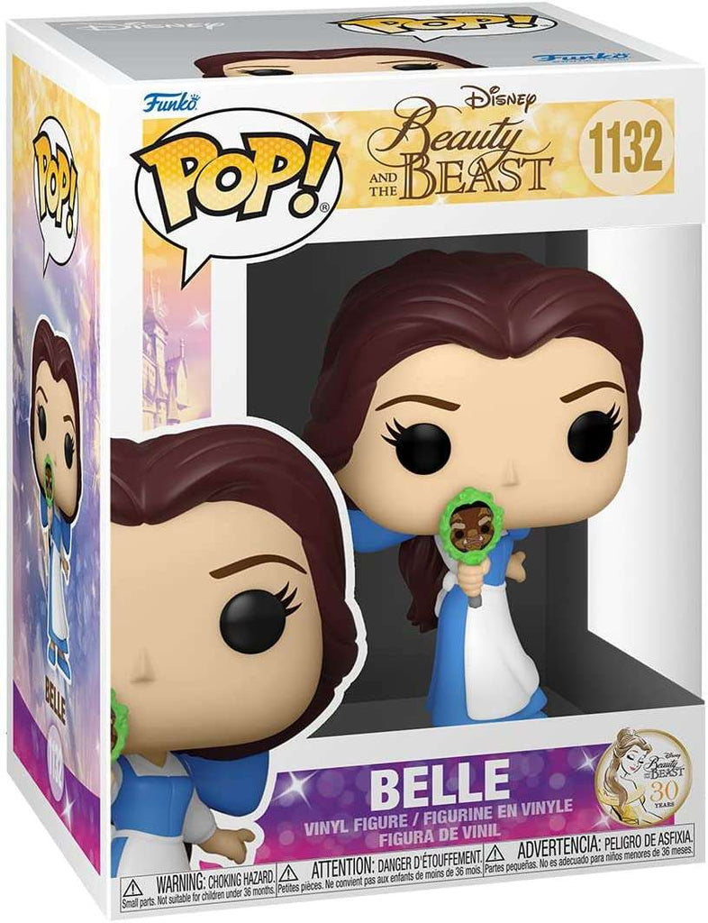 Funko Pop Disney Beauty and The Beast 3.75 Vinyl Figure - Belle with Mirror #1132 - figurineforall.com