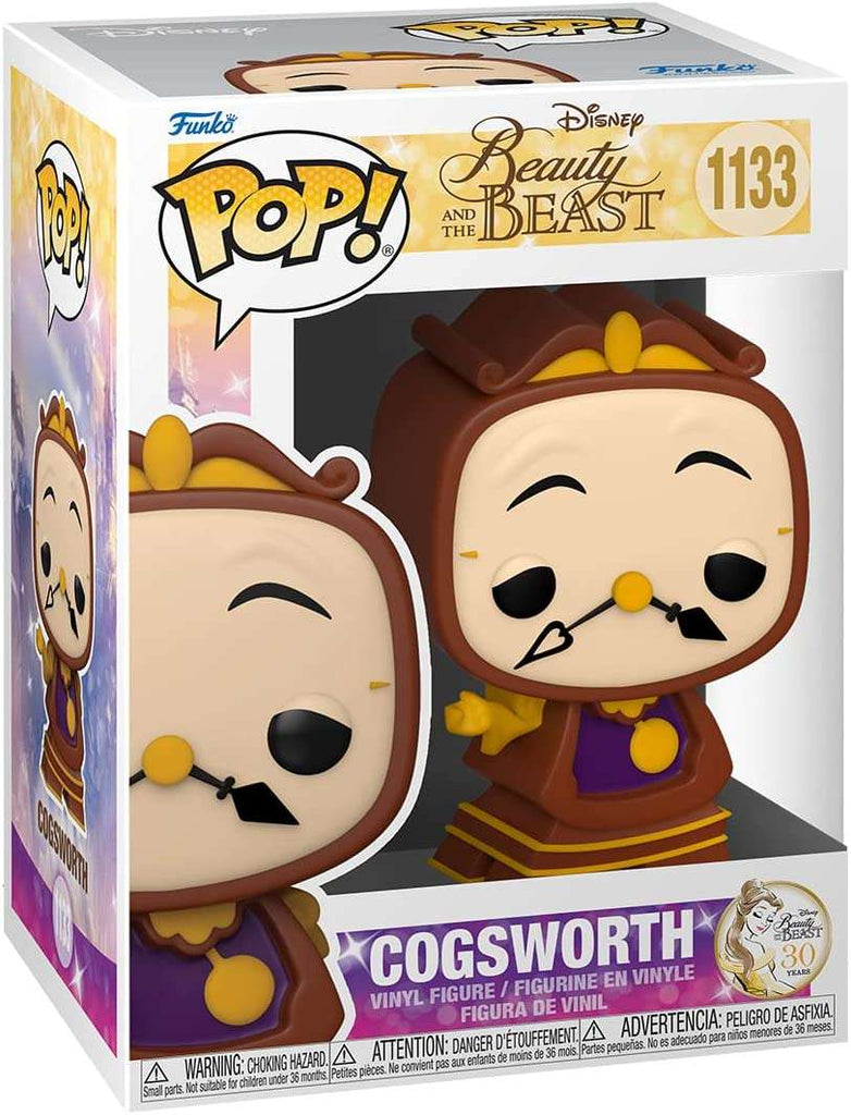 Funko Pop Disney Beauty and The Beast 3.75 Vinyl Figure - Cogsworth #1133 - figurineforall.com