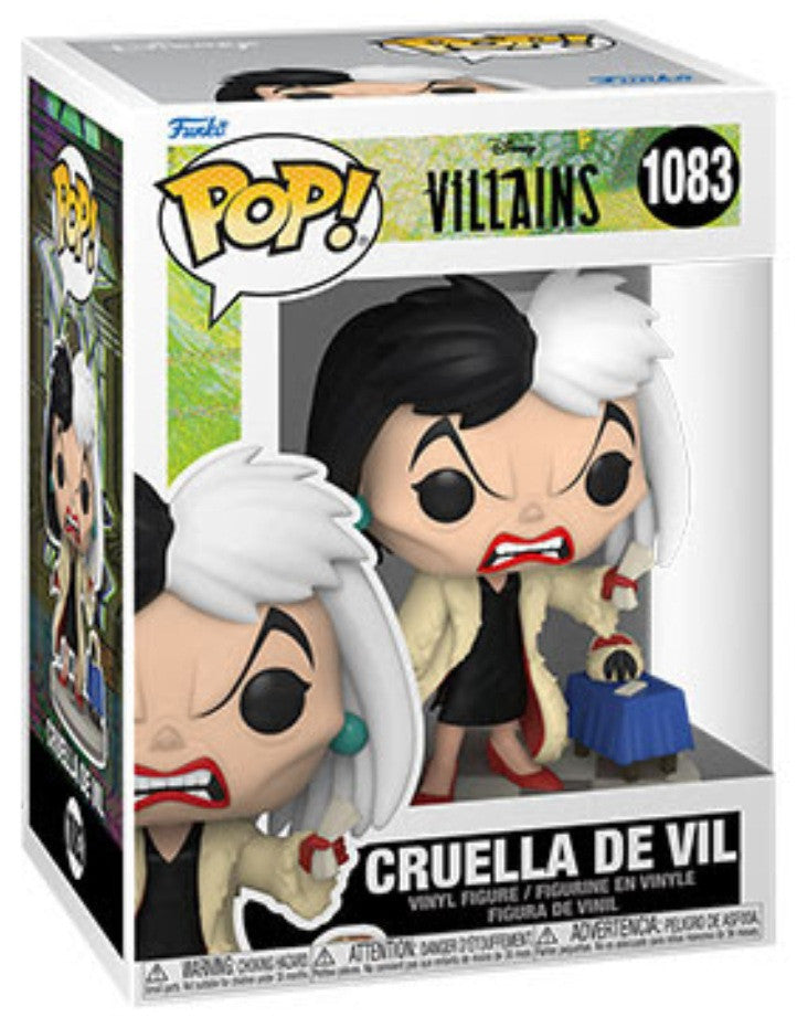 Pop Disney Villains 3.75 Inch Action Figure - Cruella de Vil #1083 –  figurineforall.ca