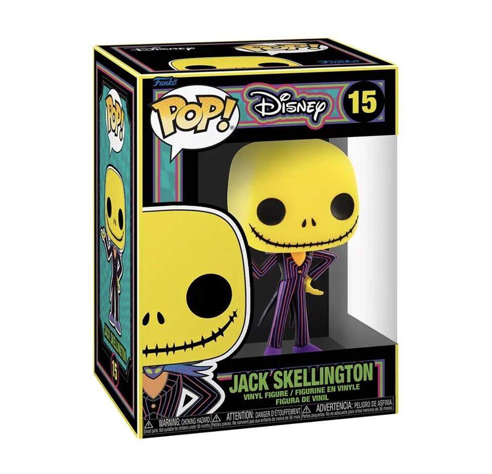 Pop Disney Nightmare Before Christmas 3.75 Inch Action Figure - Jack Skellington Blacklight #15