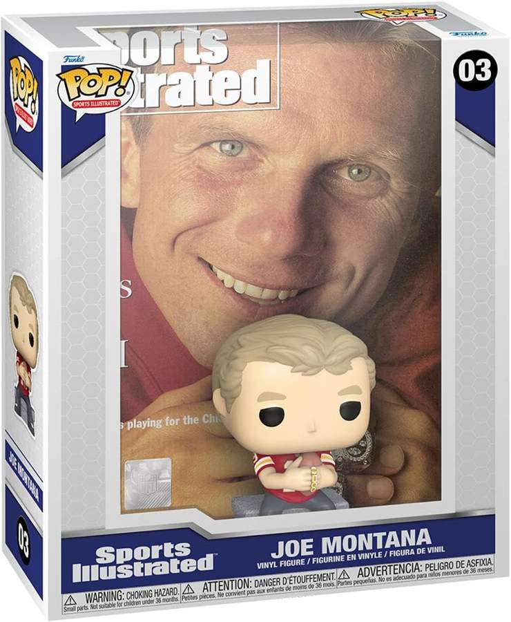 Pop Sports Illustrated NFL Cover 3.75 Inch Vinyl Figure - Joe Montana #03