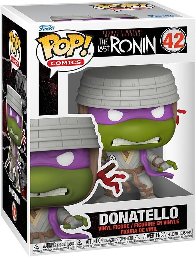 Pop Comics Teenage Mutant Ninja Turtles The Last Ronin 3.75 Inch Vinyl Figure - Donatello #42