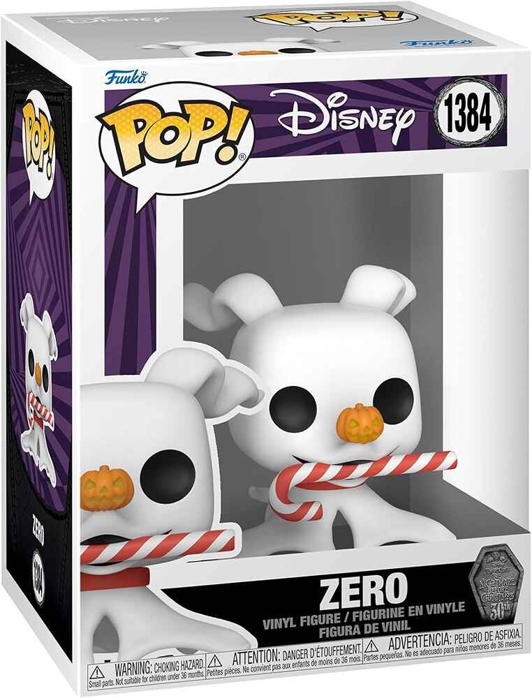 Pop Disney Nightmare Before Christmas 30th Ann. 3.75 Inch Vinyl Figure - Zero #1384