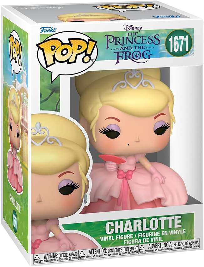 Pop Disney Princess & The Frog 3.75 Inch Vinyl Figure - Charlotte #1671