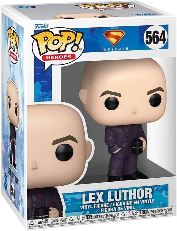 Pop Heroes Superman 2025 Movie 3.75 Inch Vinyl Figure - Lex Luthor #564