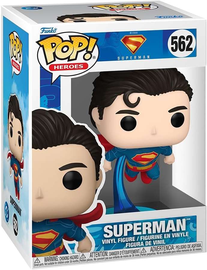 Pop Heroes Superman 2025 Movie 3.75 Inch Vinyl Figure - Superman #562