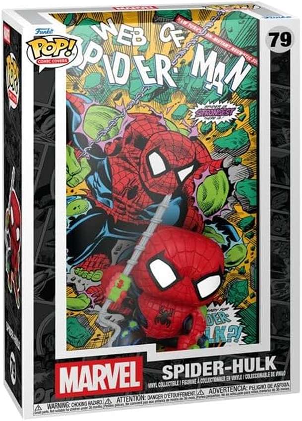 Pop Comic Covers Marvel Web of Spider-Man 3.75 Inch Vinyl Figure - Spider-Hulk #79