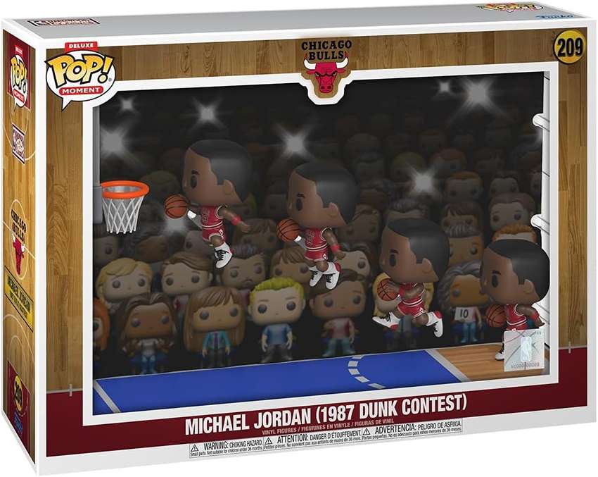 Pop Moment Sports Deluxe NBA 3.75 Inch Vinyl Figure - Michael