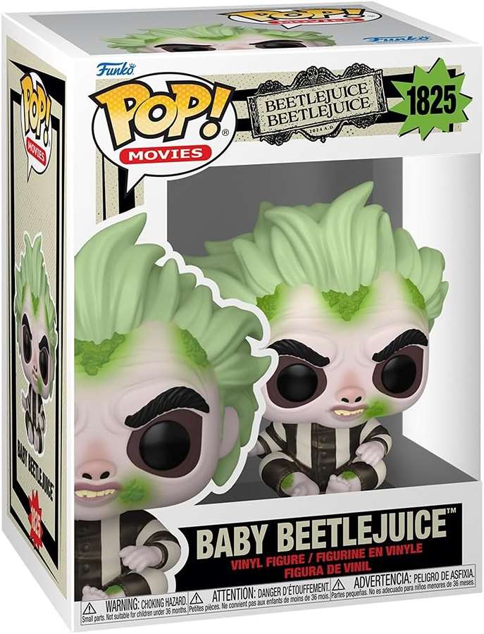 Pop Movies Beetlejuice 2 3.75 Inch Vinyl Figure - Baby Beetlejuice #1825