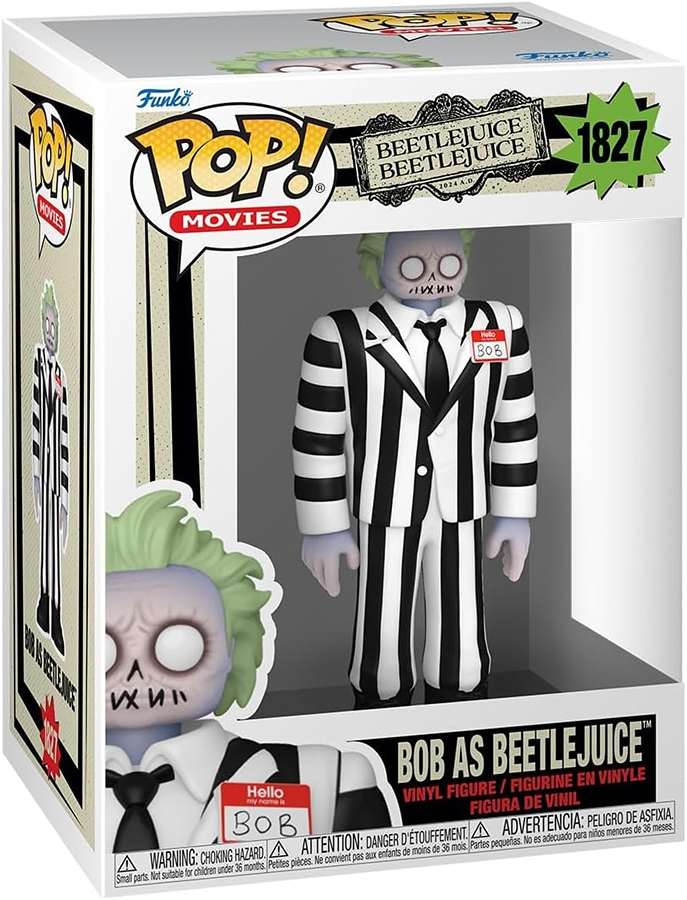 Pop Movies Beetlejuice 2 3.75 Inch Vinyl Figure - Bob as Beetlejuice #1827