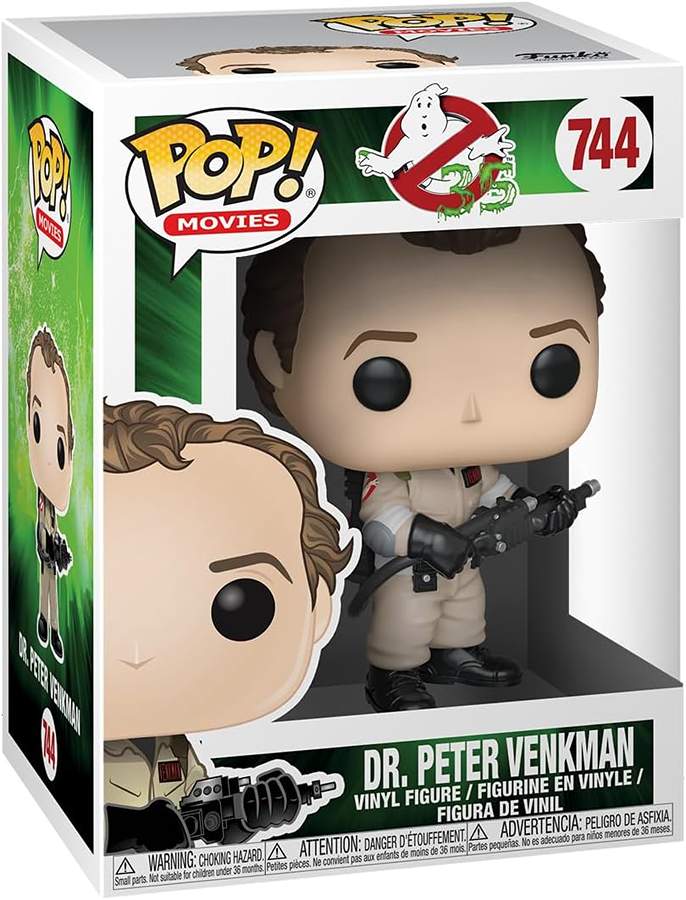 Pop Movies Ghostbusters 3.75 Inch Vinyl Figure - Dr. Peter Venkman #744