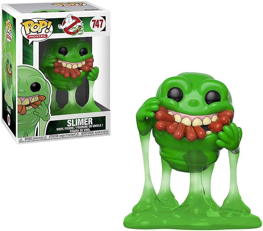 Pop Movies Ghostbusters 3.75 Inch Vinyl Figure - Slimer with Hot Dogs #747