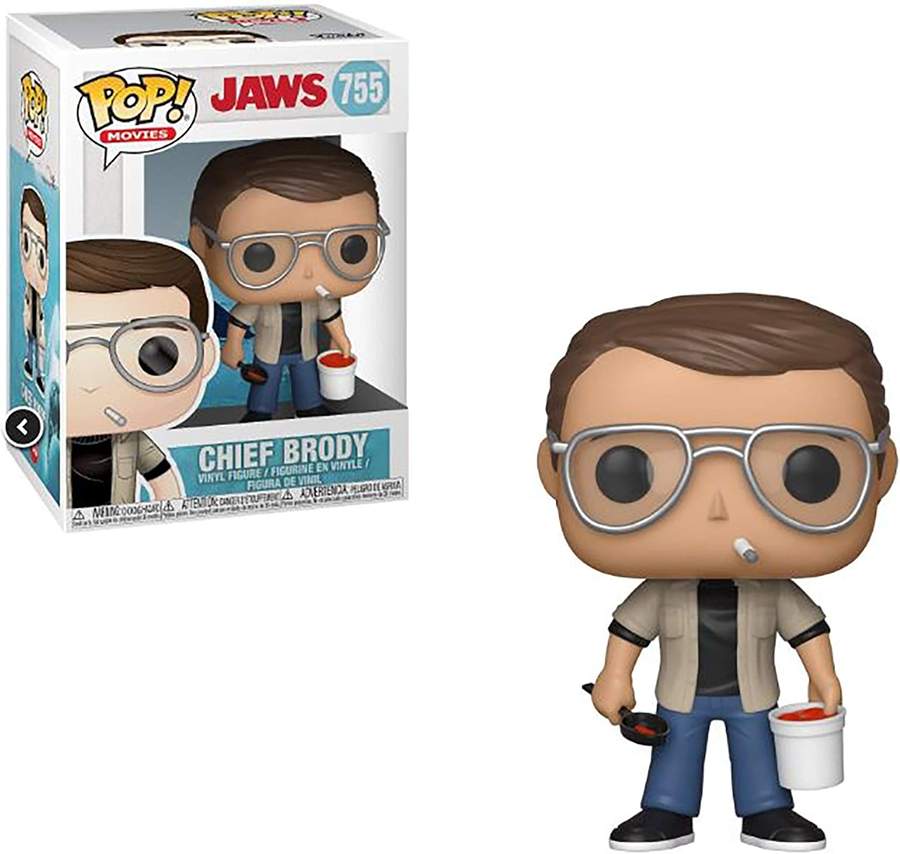 Pop Movies Jaws 3.75 Inch Vinyl Figure - Chief Brody #755
