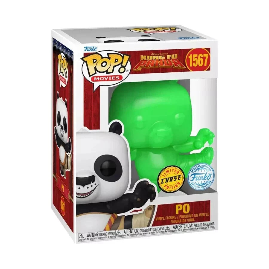 Pop Movies Kung Fu Panda 3.75 Inch Vinyl Figure - Po (Chase) #1567