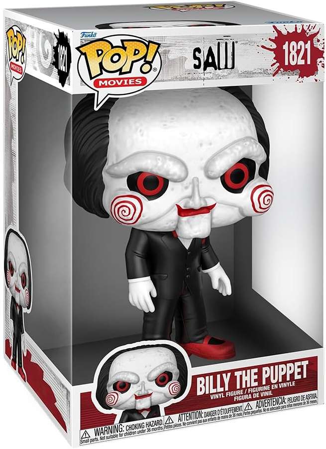 Pop Movies Saw 10 Inch Vinyl Figure - Billy The Puppet #1821