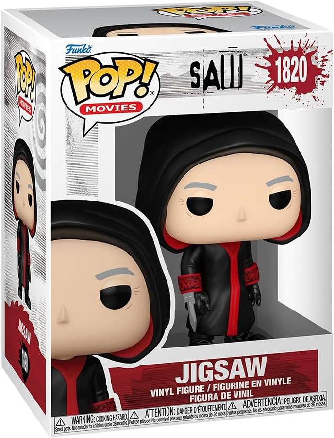 Pop Movies Saw 3.75 Inch Vinyl Figure - Jigsaw #1820