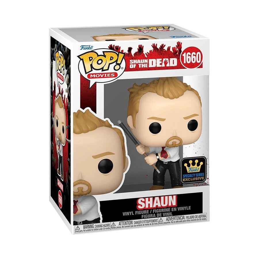 Pop Movies Shaun of the Dead 3.75 Inch Vinyl Figure - Shaun (Specialty Series) #1660